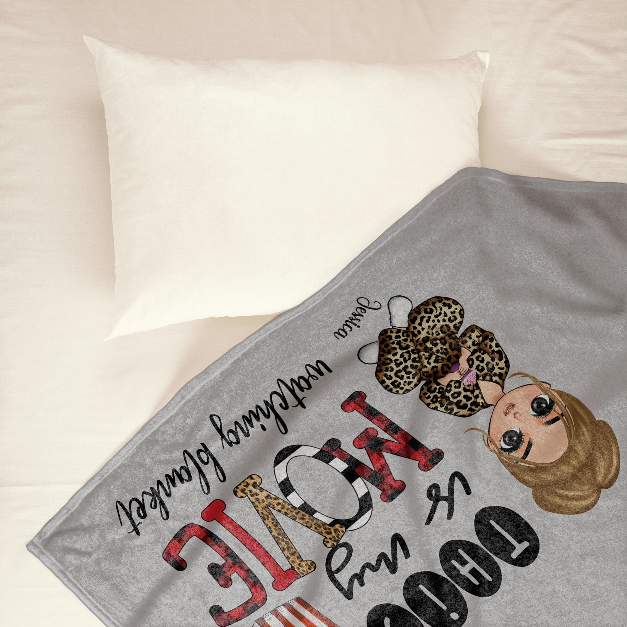 This Is My Movie Watching Blanket - Personalized Blanket Big Size - Py Five Style