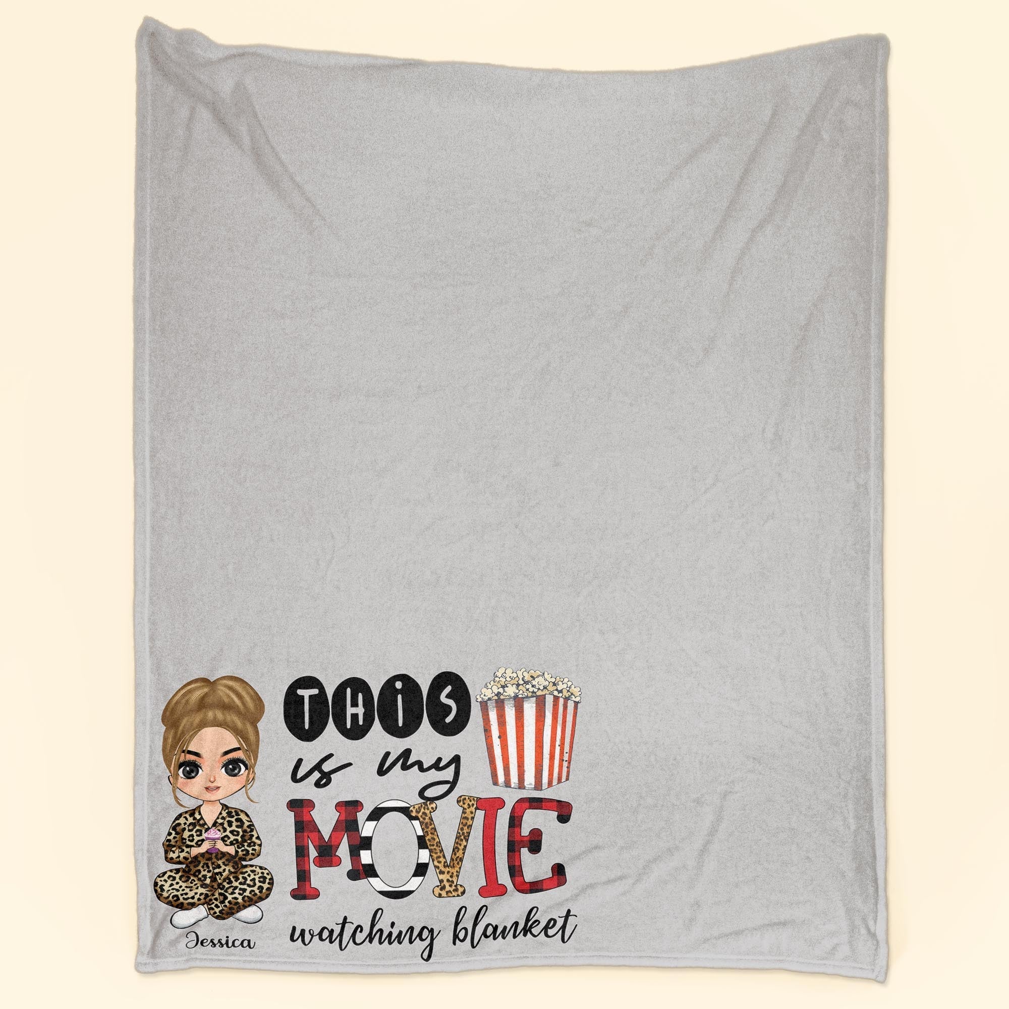 This Is My Movie Watching Blanket - Personalized Blanket Big Size - Py Five Style