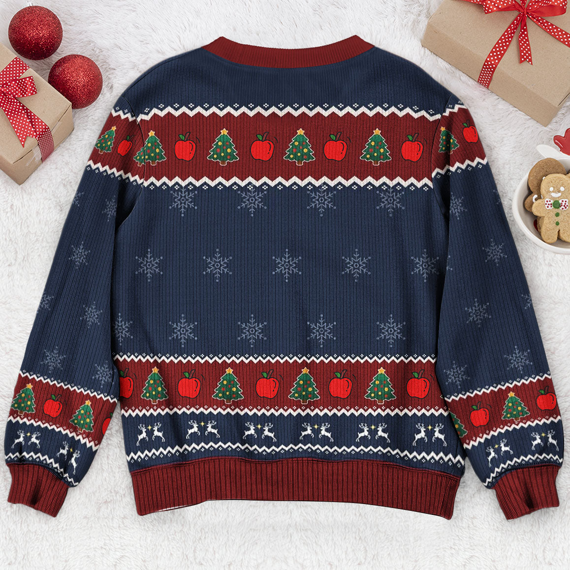 My Dog Ate My Lesson Plan - Teacher Christmas Gift - Personalized Ugly Sweater - Py Five Style