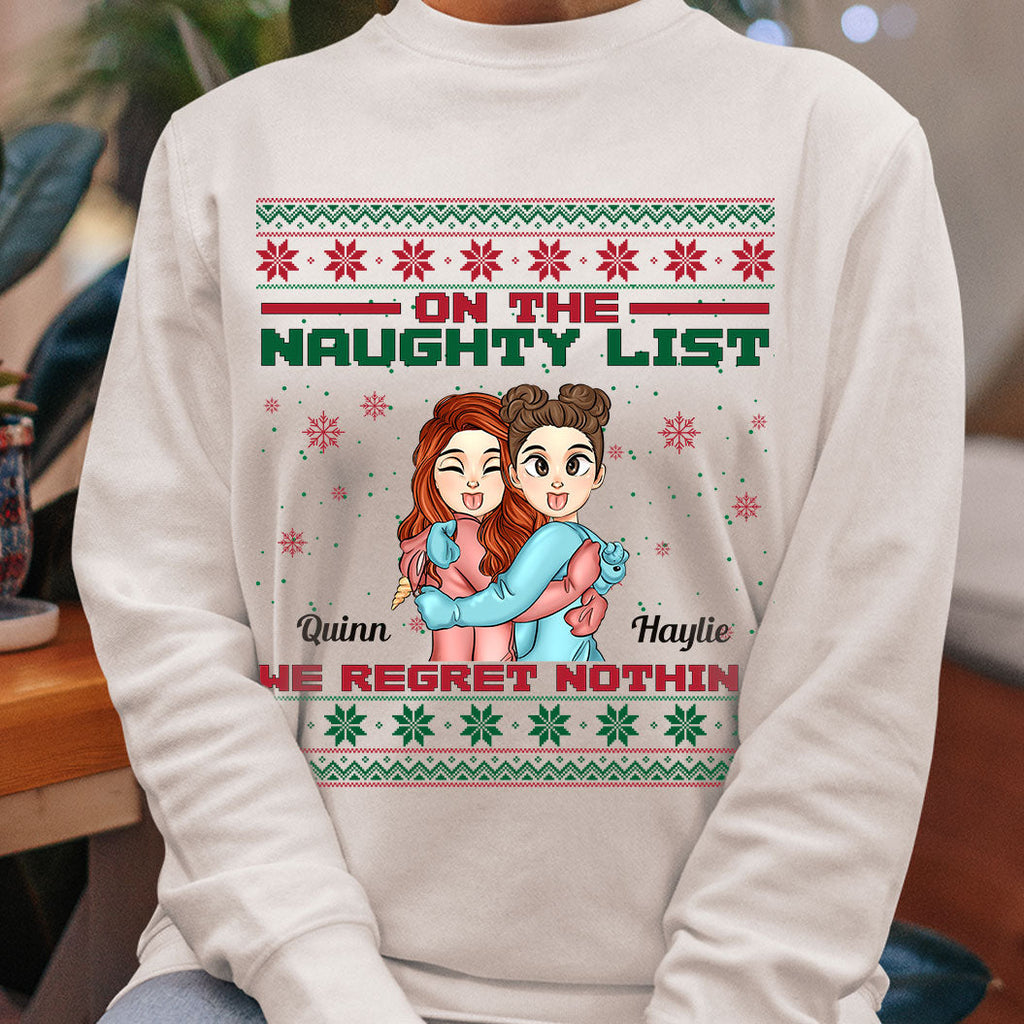 On The Naughty List - Personalized Sweatshirt - Py Five Style