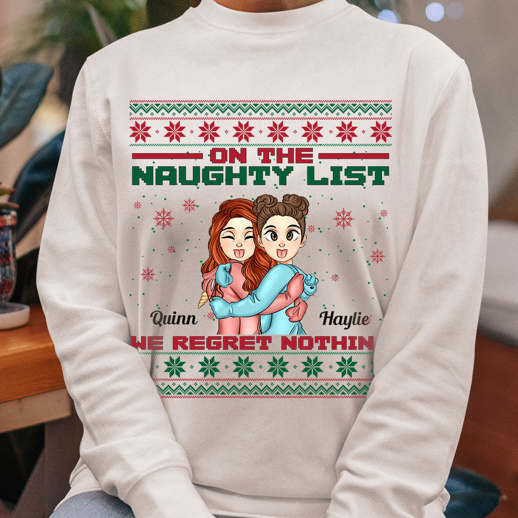 On The Naughty List - Personalized Sweatshirt - Py Five Style