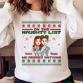 On The Naughty List - Personalized Sweatshirt - Py Five Style