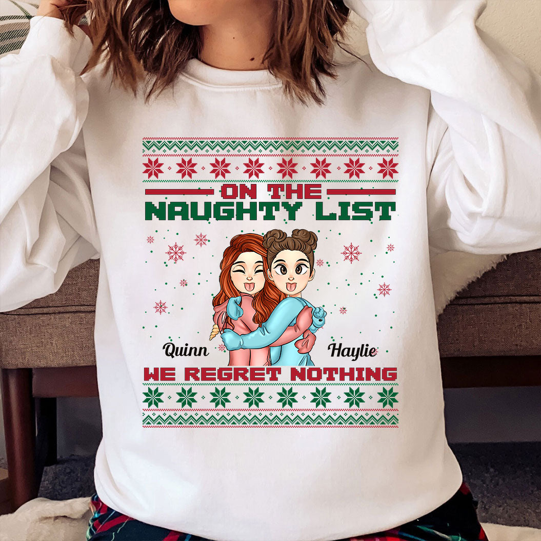 On The Naughty List - Personalized Sweatshirt - Py Five Style