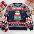 Santa Paws Christmas Sweater - Personalized Ugly Sweater - Py Five Style
