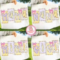 Floral Mama png bundle, Quilt Patchwork Mama Png